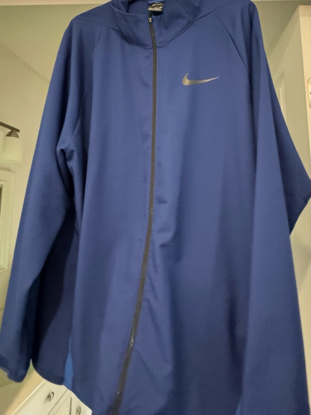 Nike Men's Royal Blue Full-Zip Performance Jacket